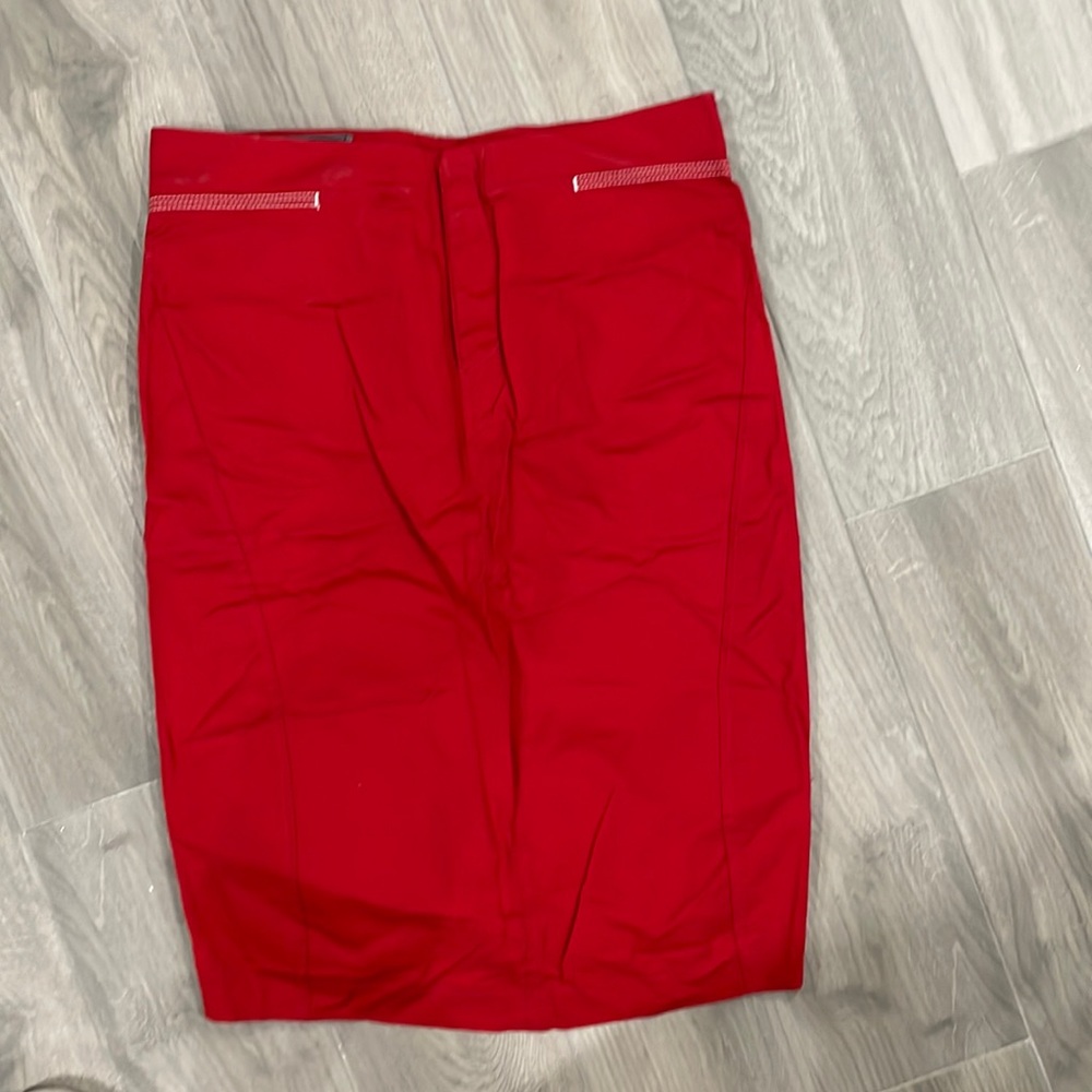 55. DSL/diesel red women’s skirt.